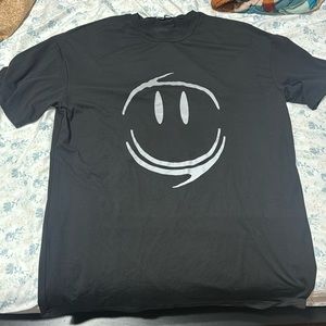 SHEIN oversized graphics black t shirt